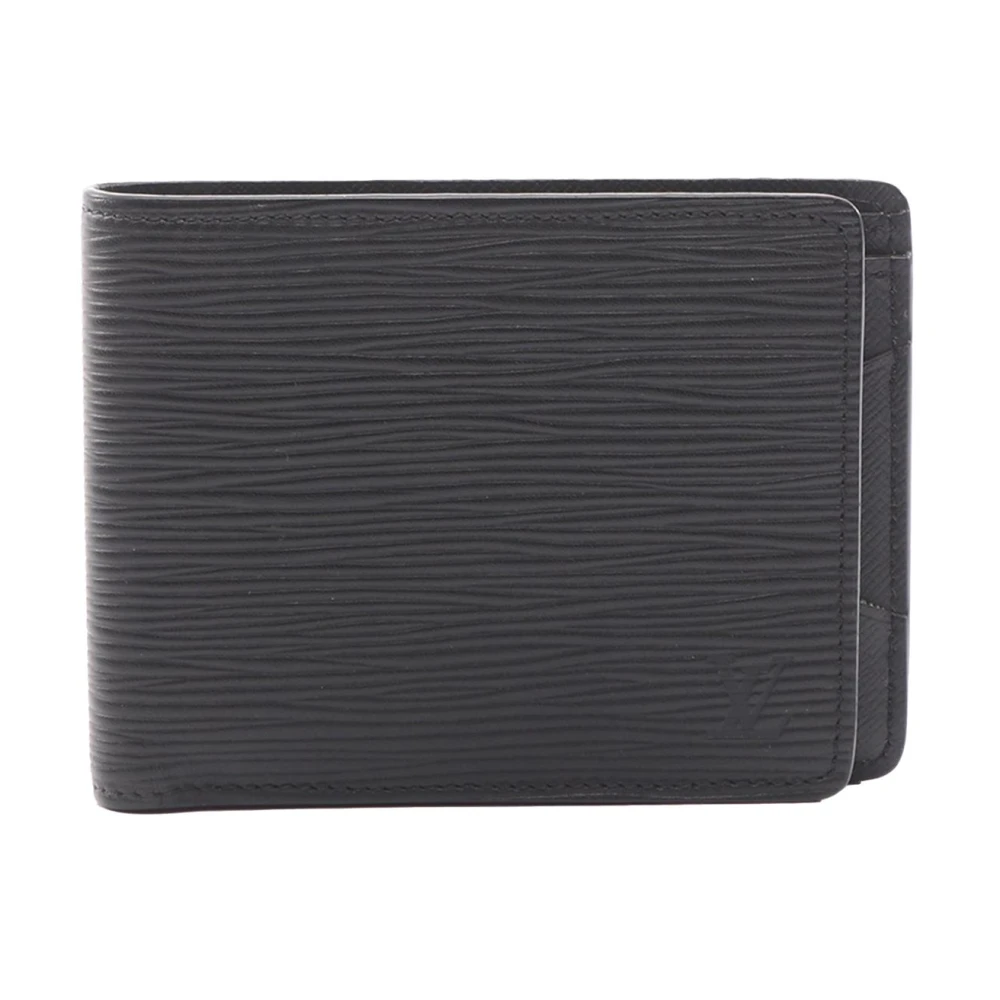 Louis Vuitton Vintage Women's Black Pre-Owned Epi Leather Bifold Wallet