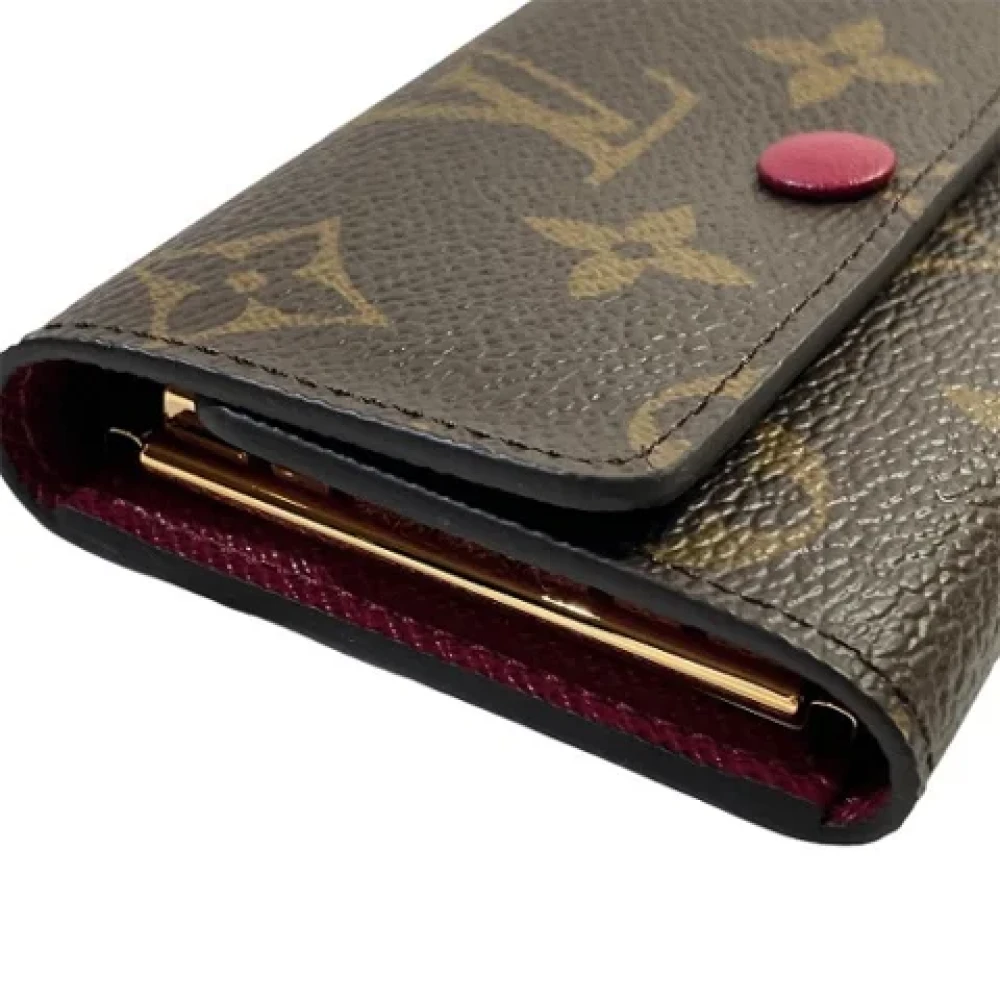 Louis Vuitton Vintage Pre-owned Fabric key-holders Brown Dames