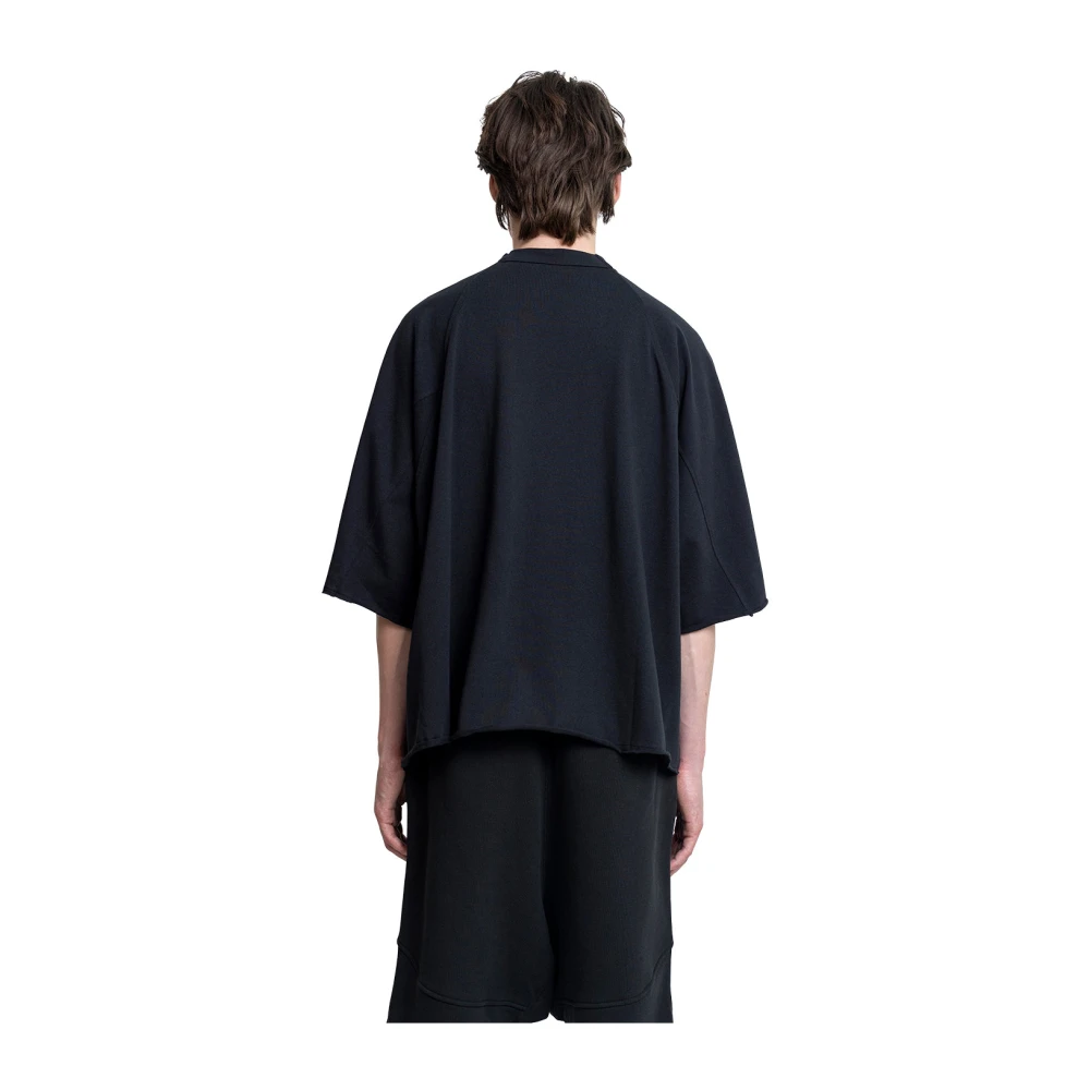 Entire Studios Gewassen Zwart Heavy Dart Tee Black Heren