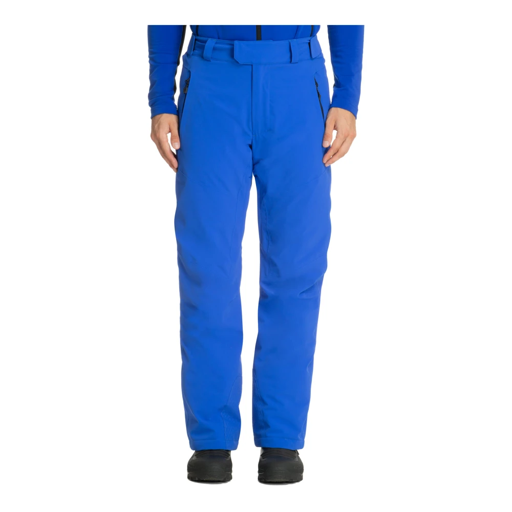 Emporio Armani EA7 Mid Waist Ski Broek Logo Blue Heren