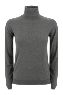 Cashmere Silk Blend Grå Byxor