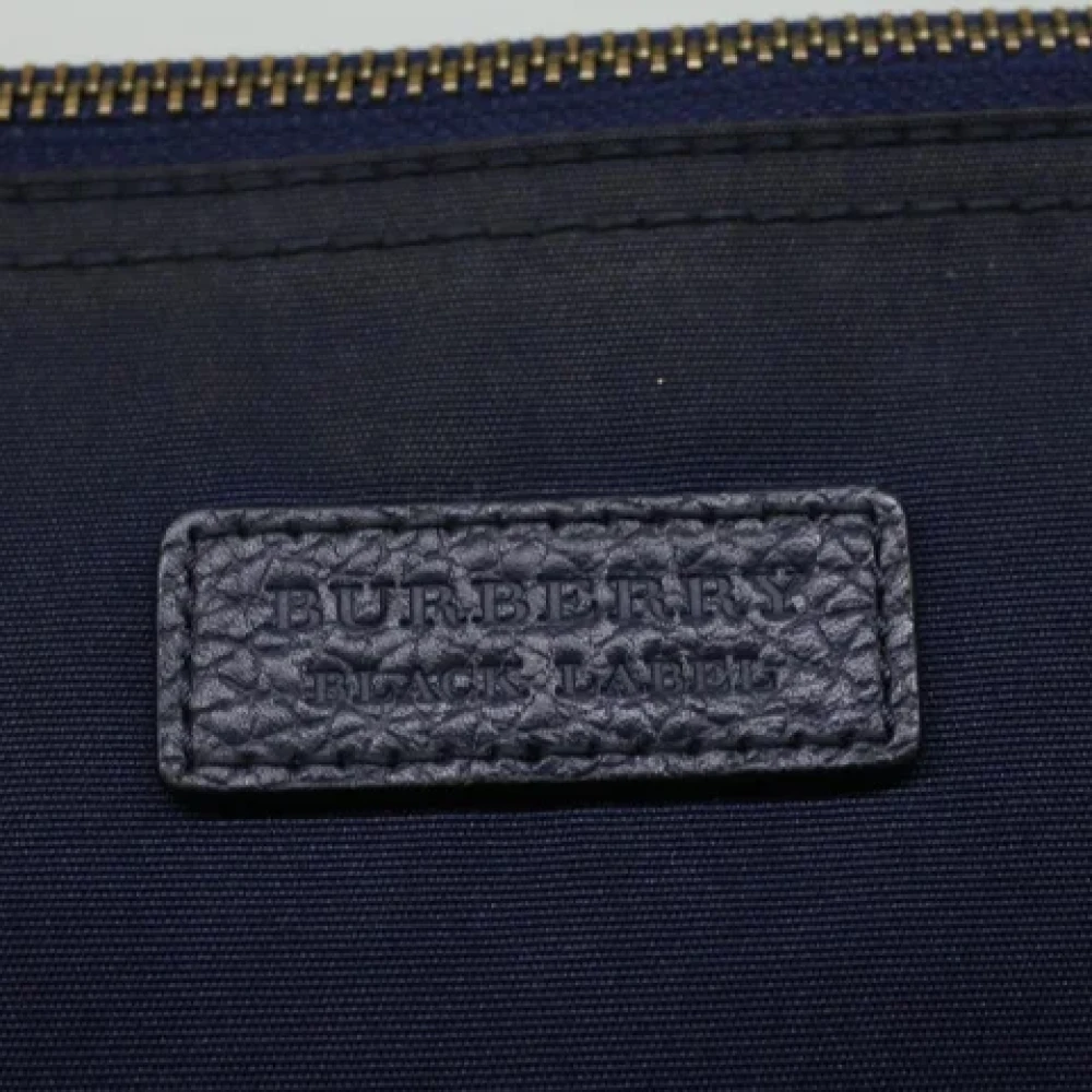 Burberry Vintage Pre-owned Fabric clutches Black Dames