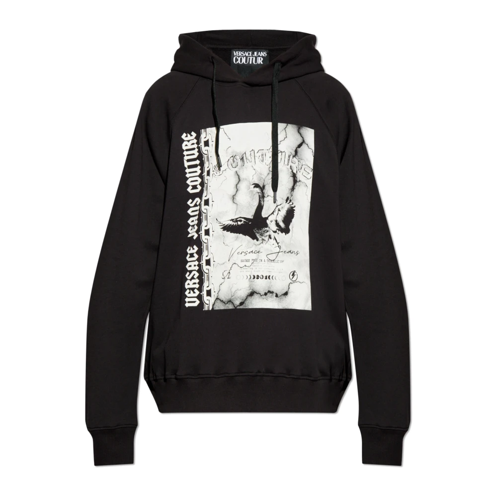 Versace Jeans Couture Gedrukte sweatshirt Black Heren