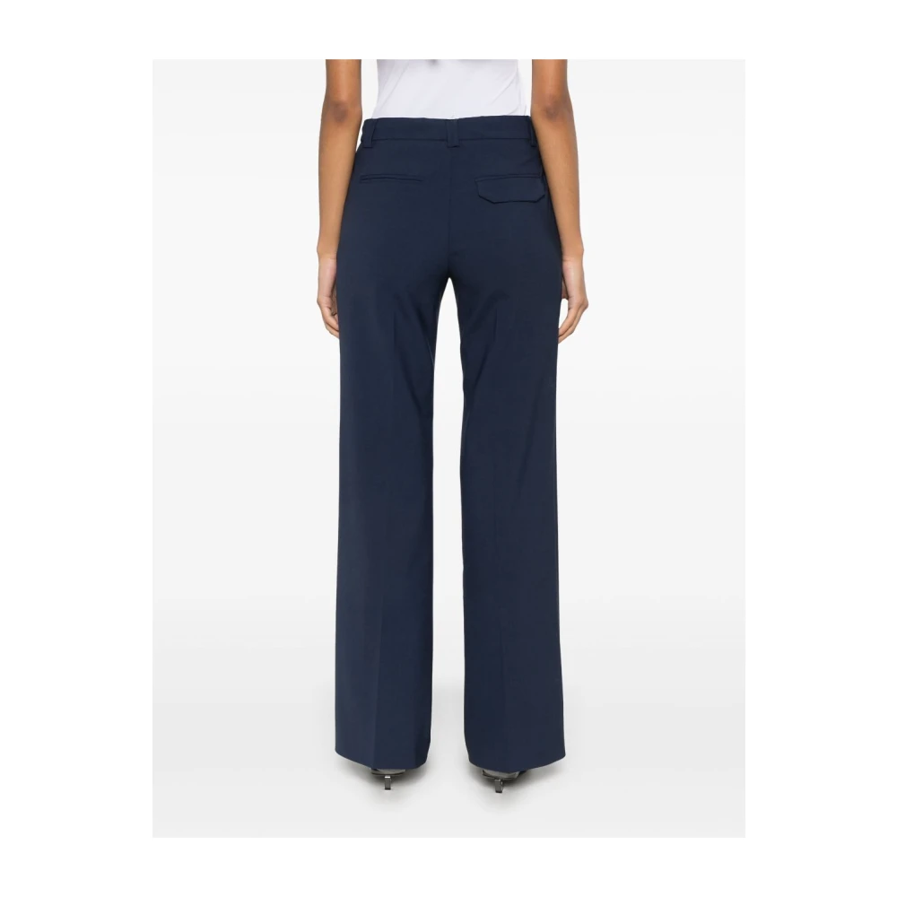 Semicouture Blauwe Elegante Broek Dameskleding Blue Dames