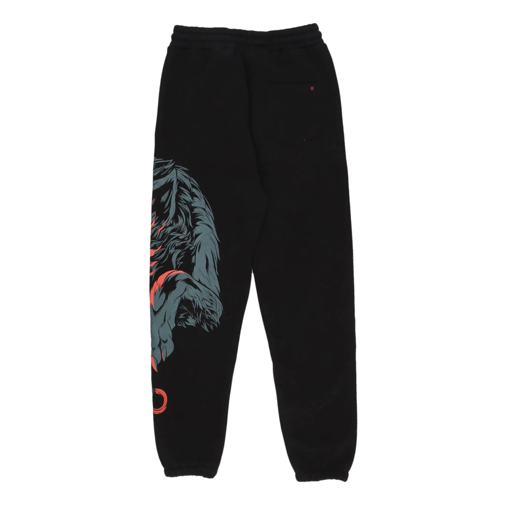 Dolly Noire Zwarte Sweatshirt Pak Broek met Zakken Black Heren