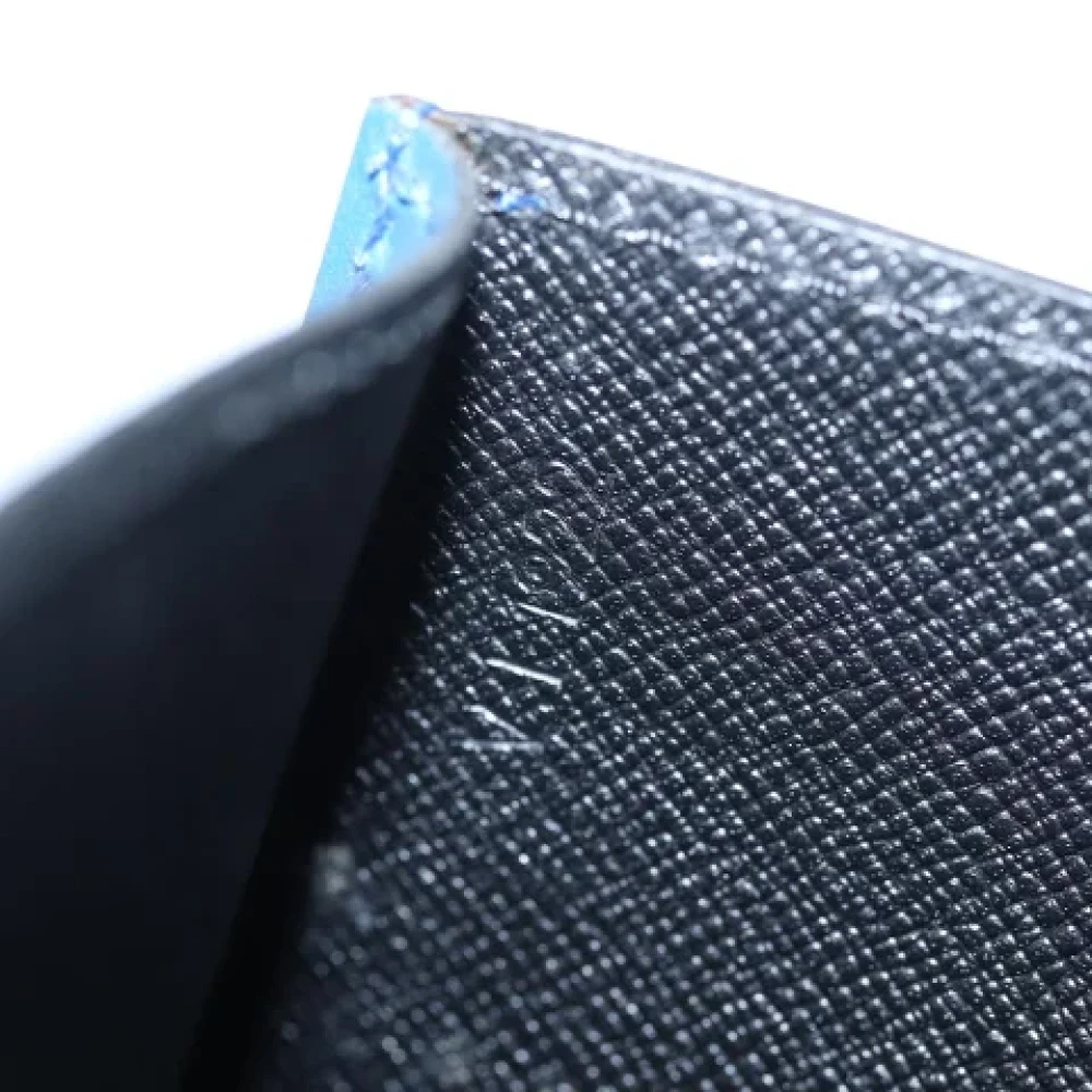 Louis Vuitton Vintage Pre-owned Leather clutches Blue Dames