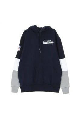 Färgblock hoody seasea