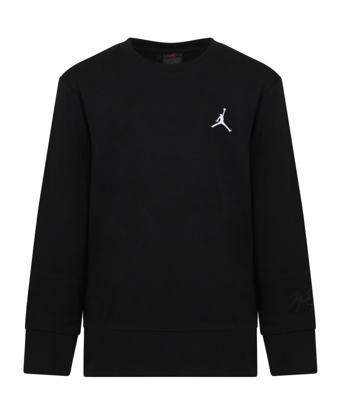 sweatshirt-col-rond-noir-avec-detail-emblematique
