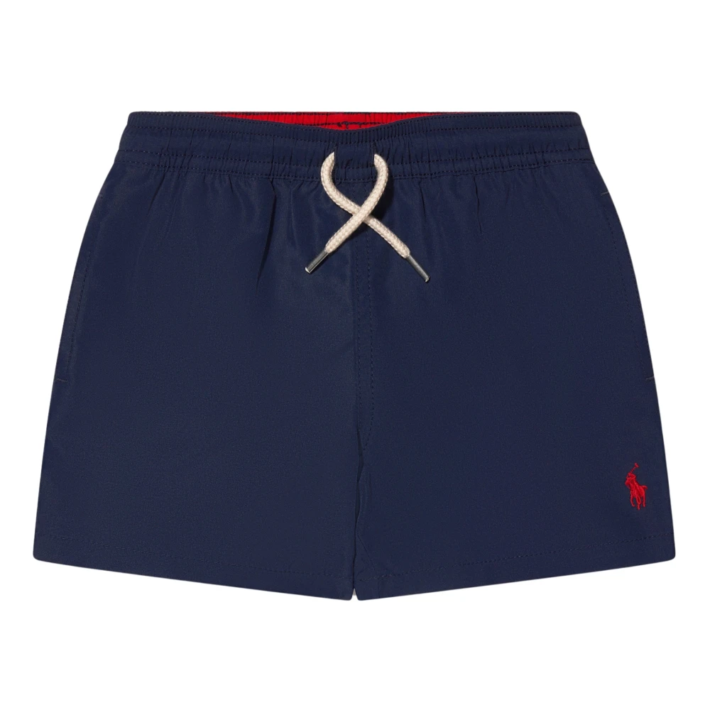 Ralph Lauren Boys Blue Kids Swimming Trunks,, Logo Swim Shorts Size 2 Y