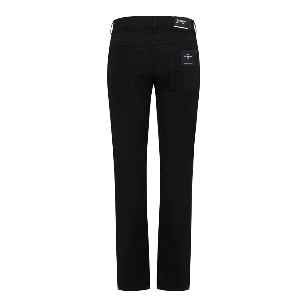 7 For All Mankind Zwarte Denim Jeans Black Heren