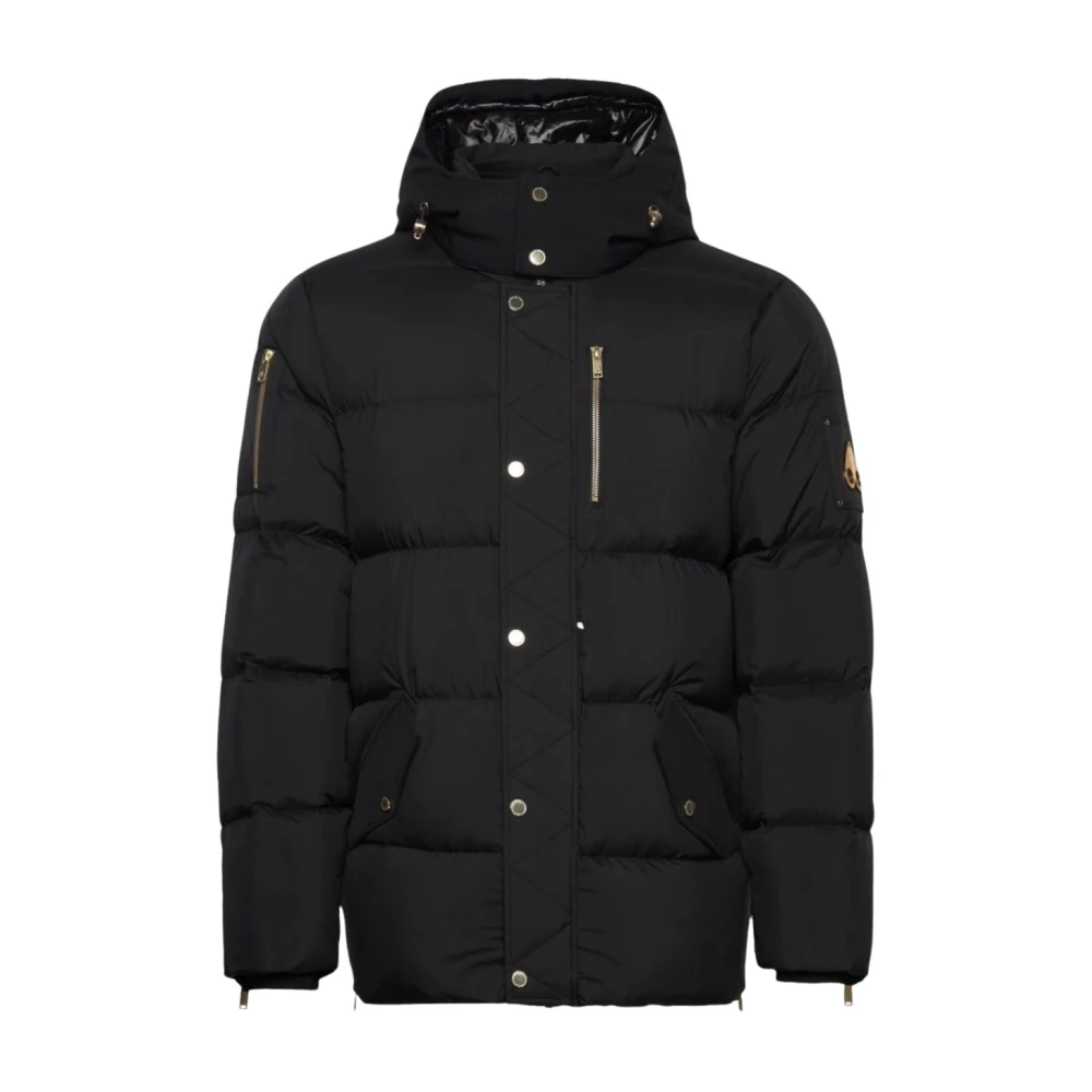 Moose Knuckles Everest Gold Black Jacket Black, Herr