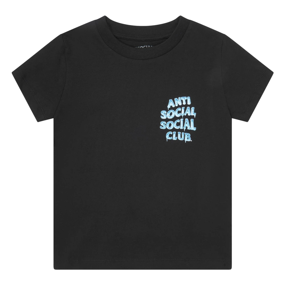 Anti Social Social Club Unisex Kids Black Icy Mind Games T-Shirt - Kids Short Sleeve T-Shirts - 3 Y - Kids