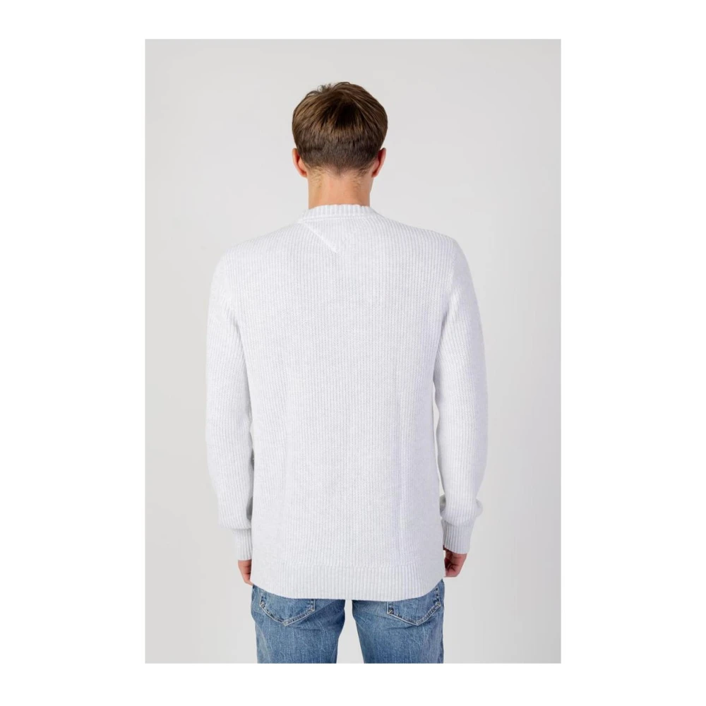 Tommy Jeans Heren Katoenen Trui Herfst Winter Collectie Gray Heren