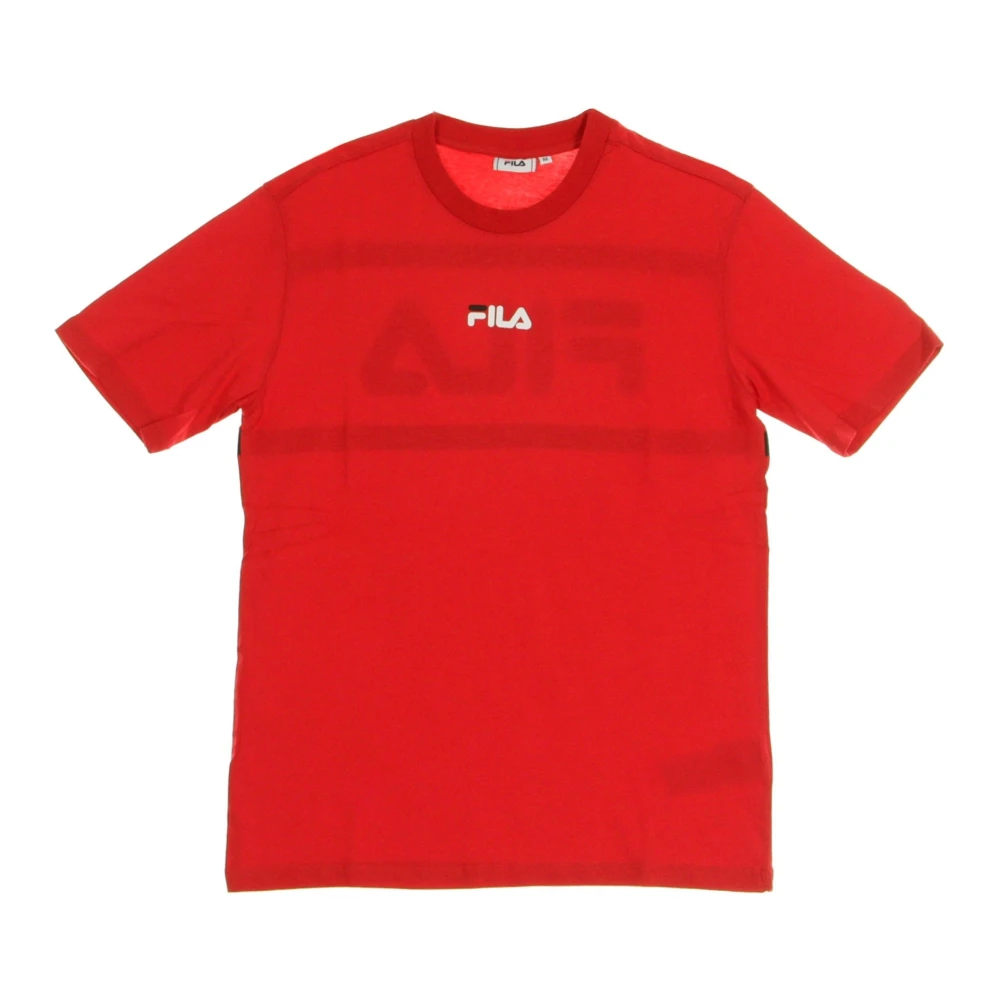 Fila Rode Heren Tee Shirt Red Heren