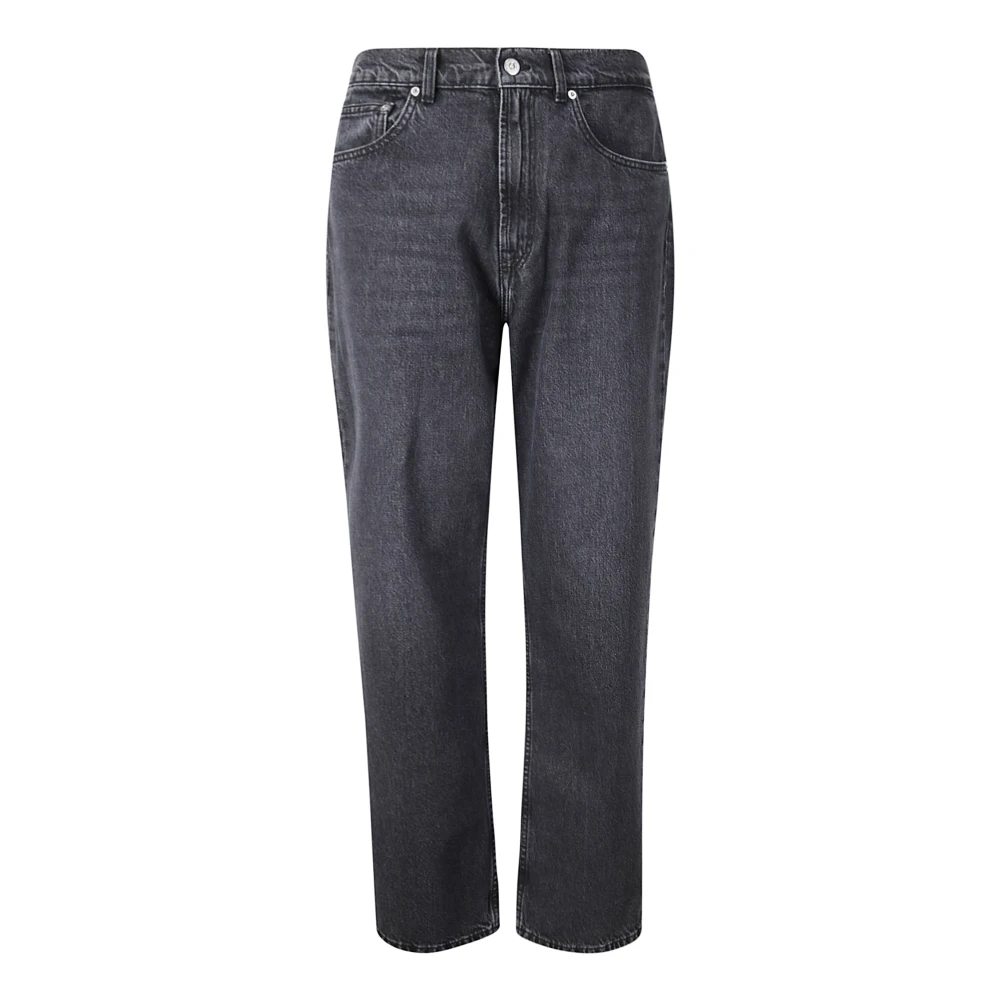 Our Legacy Straight Katoen Vijf-Pocket Jeans Gray Heren