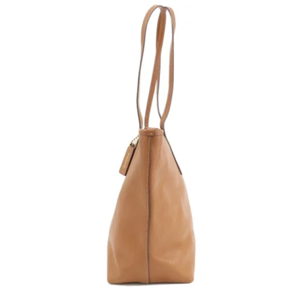Coach Pre-owned Plastic shoulder-bags Brown Dames