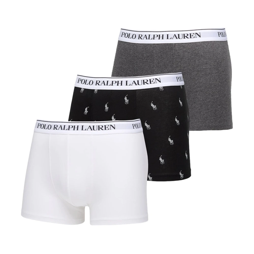Ralph Lauren Herr Multicolor Underkläder S, Bomull, Tripack Stretch Cotton Boxers