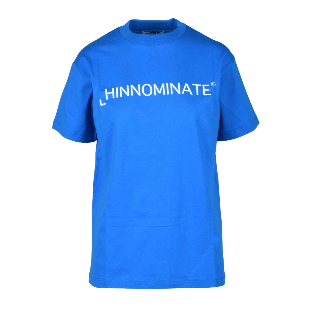 Hinnominate Katoenen T-shirt Blue Dames