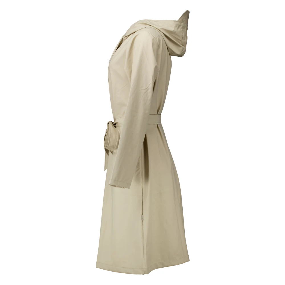 Rains Stijlvolle Regenjas Beige Dames