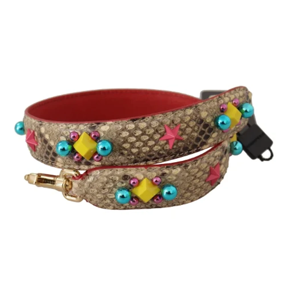 Dolce & Gabbana Pre-owned Leather home-office Multicolor Dames