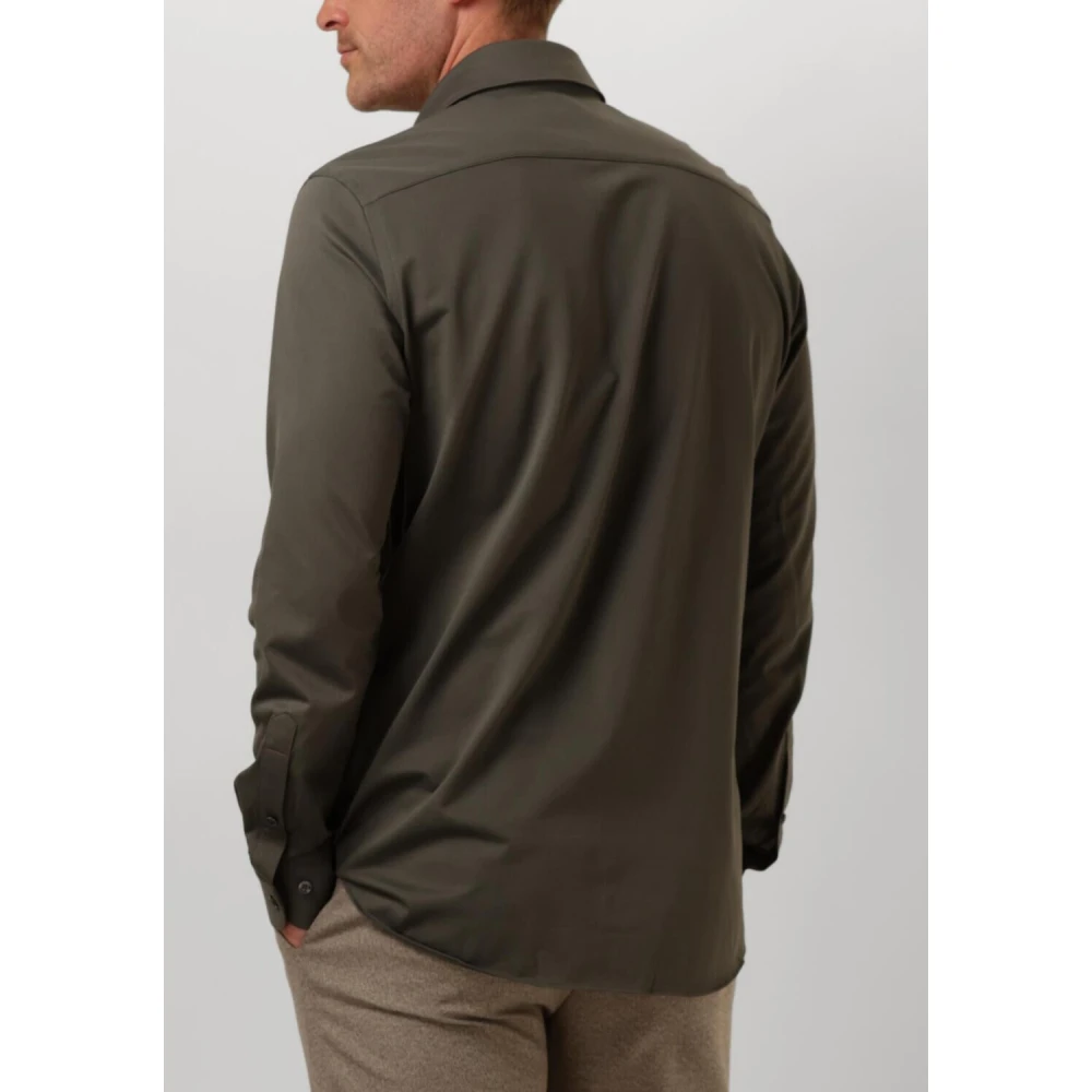 Profuomo Groen Casual X-Cutaway Overhemd Green Heren
