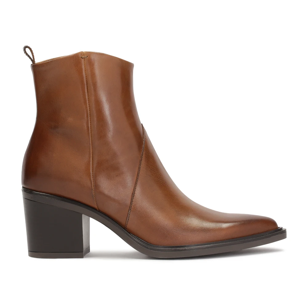 Kazar Brun A Cowboyboots Med Förlängd Nos