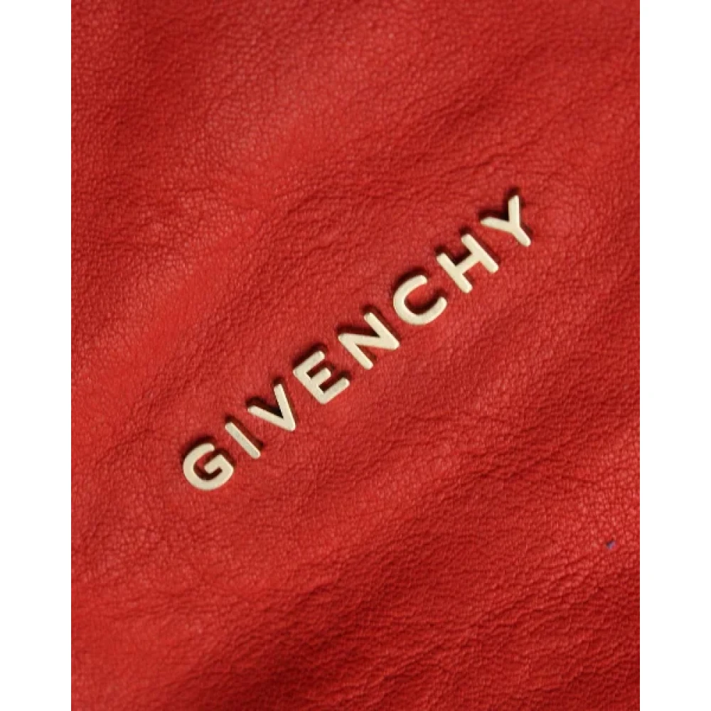 Givenchy Pre-owned Leather handbags Red Dames