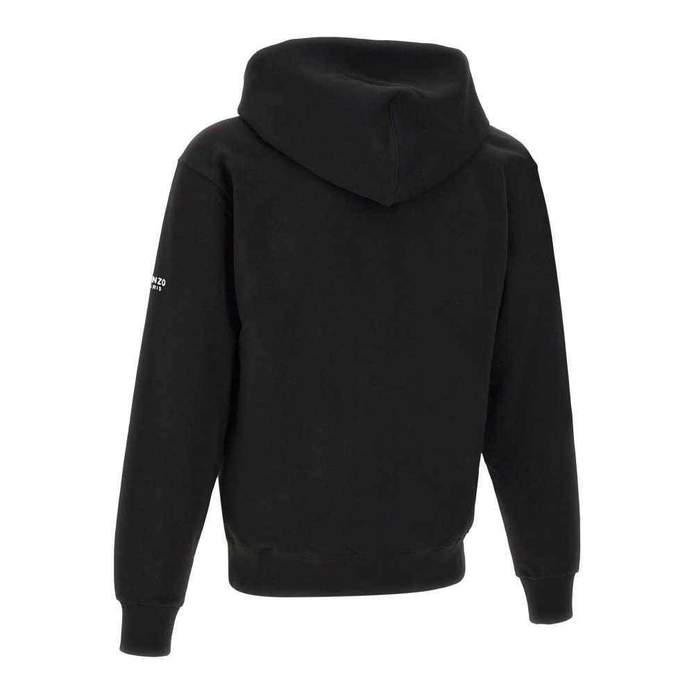 Kenzo Lucky Tiger Zwarte Katoenen Sweatshirt Black Heren