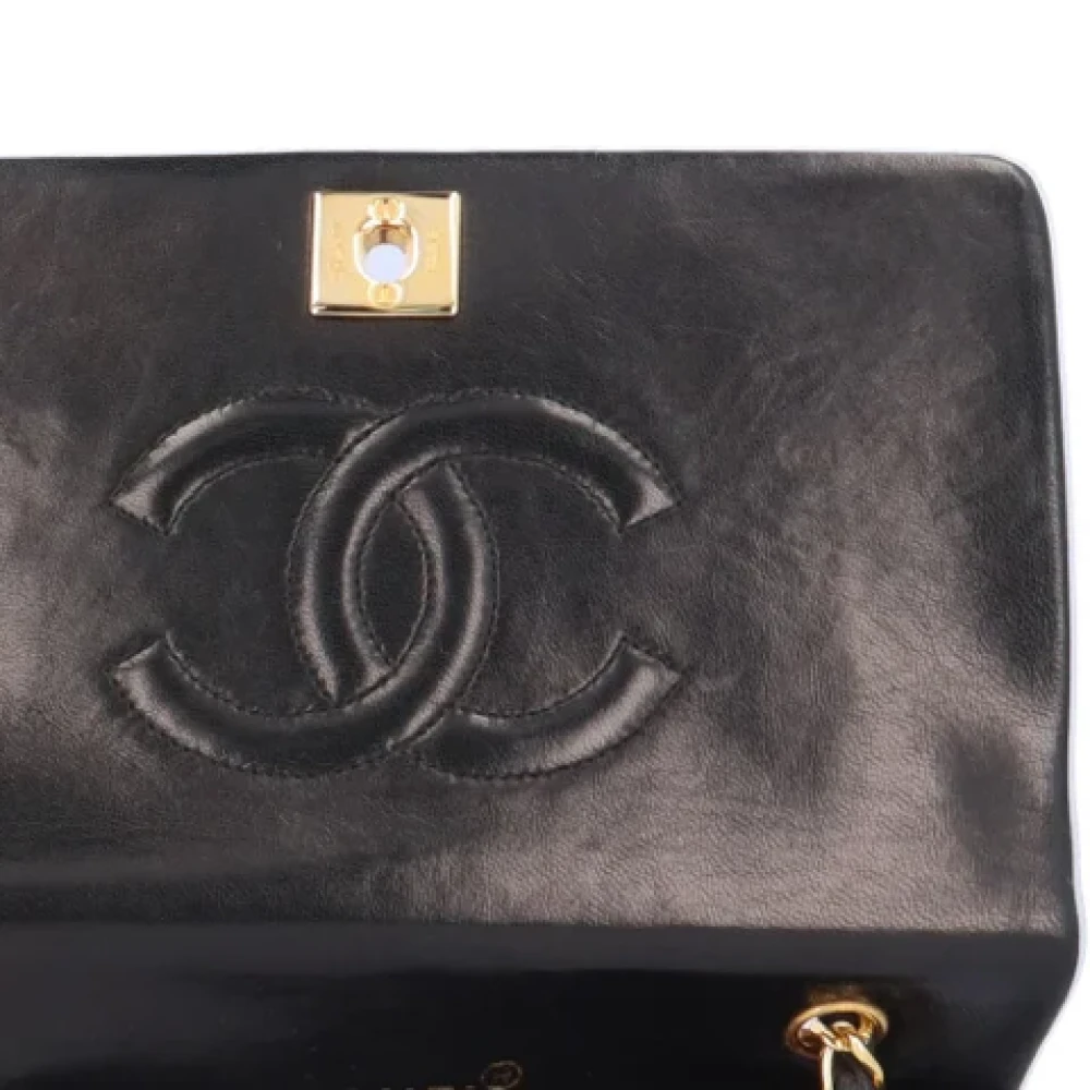 Chanel Vintage Pre-owned Leather chanel-bags Black Dames