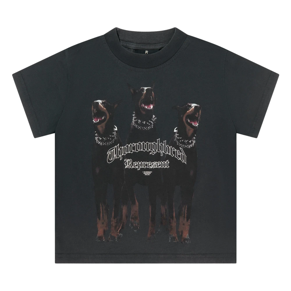 Represent Mini Thoroughbred T-Shirt - Male - Kids Short Sleeve T-Shirts - Black - 12 M - Kids