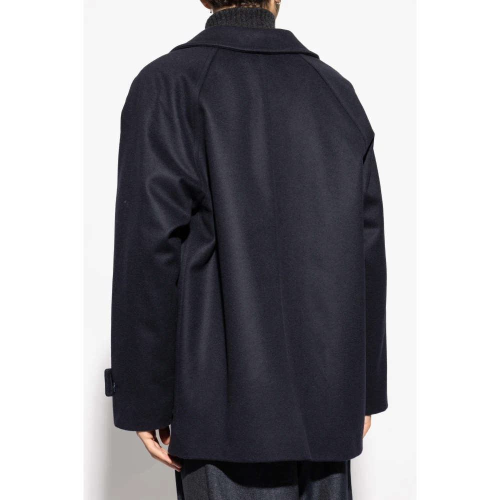 Officine Générale Wollen jas Blue Heren