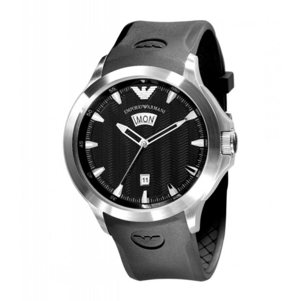 Emporio Armani Stainless Steel Quartz Man Watch Gray, Herr