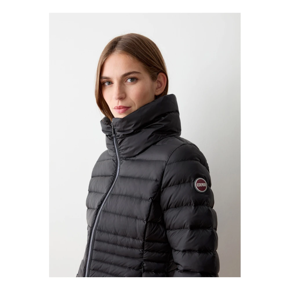 Colmar Zwarte Slim Fit Winter Donsjas Black Dames