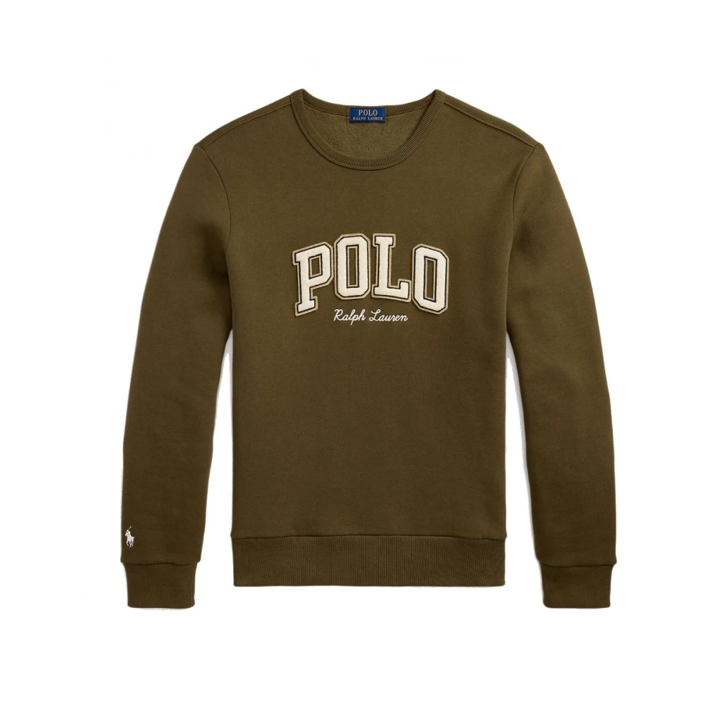 Polo Ralph Lauren Grön Sweatshirt Med Rund Hals