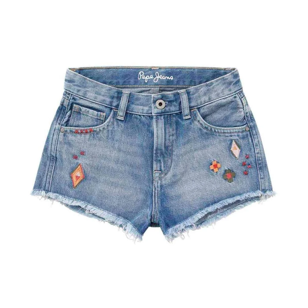 Pepe Jeans Shorts Blue, Flicka