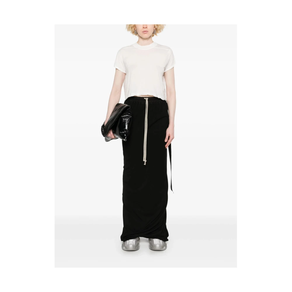 Rick Owens Donkere Schaduw Crew Neck T-shirt White Dames