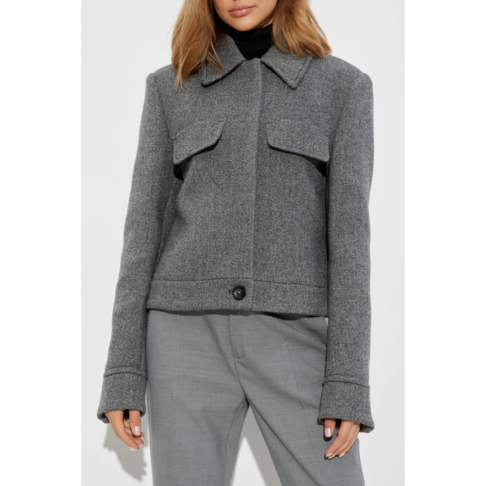 SPORTMAX Jas Francia Gray Dames