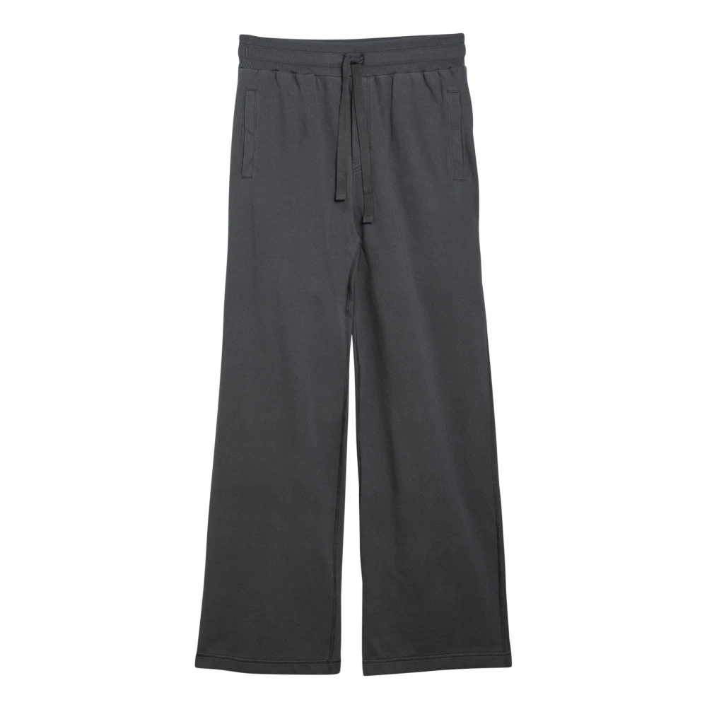 Dolce & Gabbana Wijde broekspijpen Gray Heren
