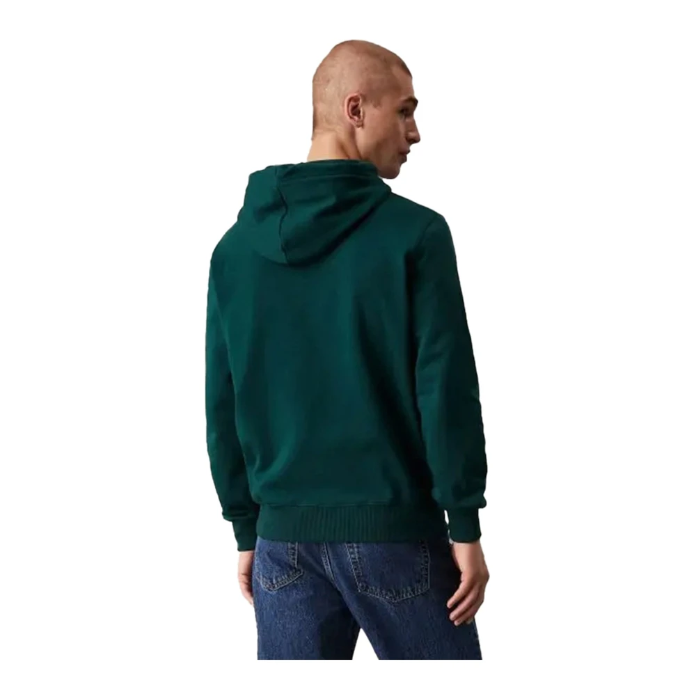 Calvin Klein Groene Hoodie van Katoen Green Heren