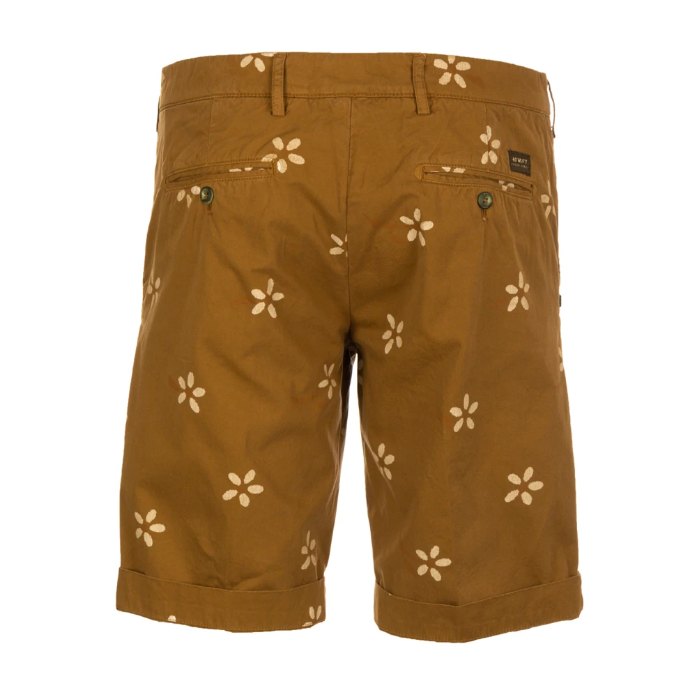 40Weft Bruine Chino Bermuda Shorts voor Mannen Brown Heren