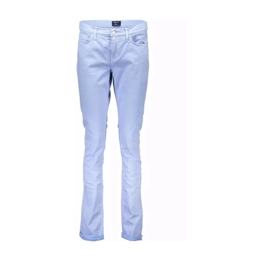 Gant Women's Light/Blue Cotton Jeans Pant In