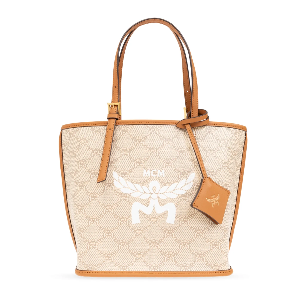 MCM Himmel Mini shopper tas Beige Dames