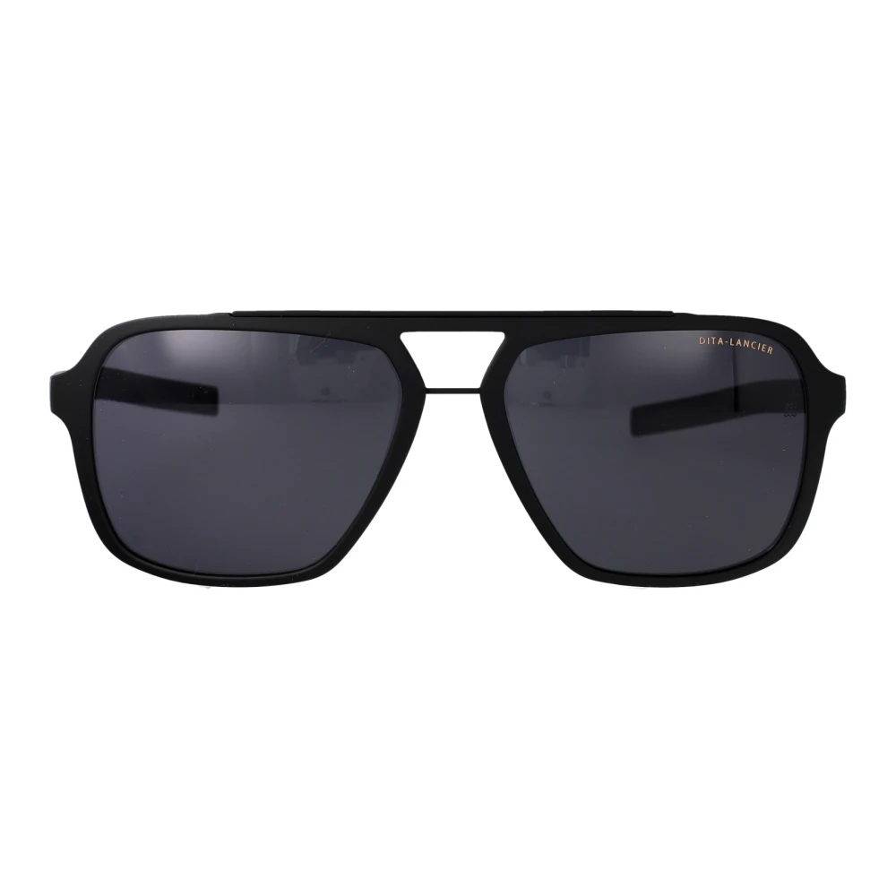 Dita Black Sunglasses, Male, 57 Mm, Lancier Lsa-415