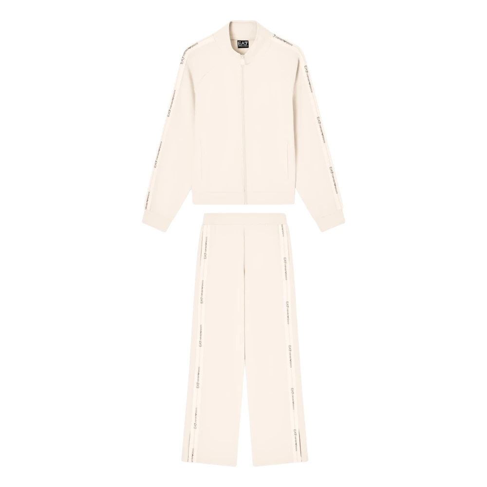 Emporio Armani Ea7 Donna Beige Sport, S, New,