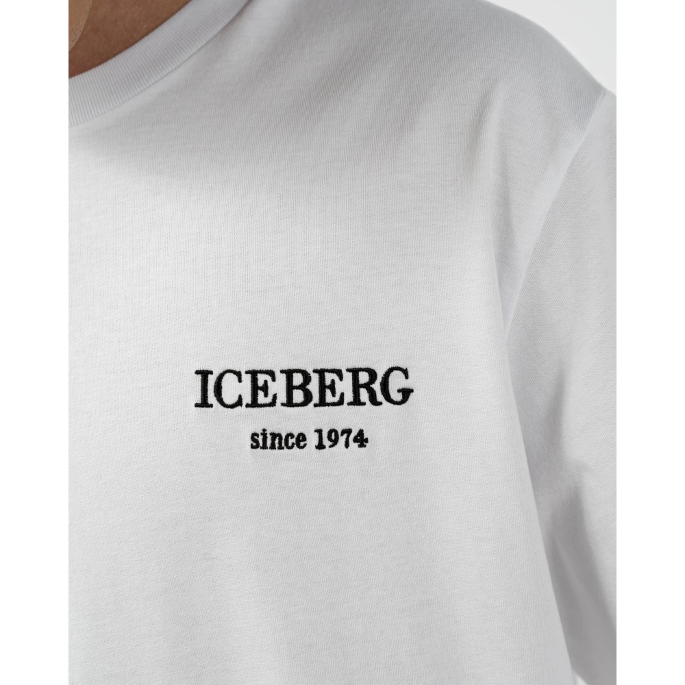 Iceberg Loose Fit T-Shirt White Heren