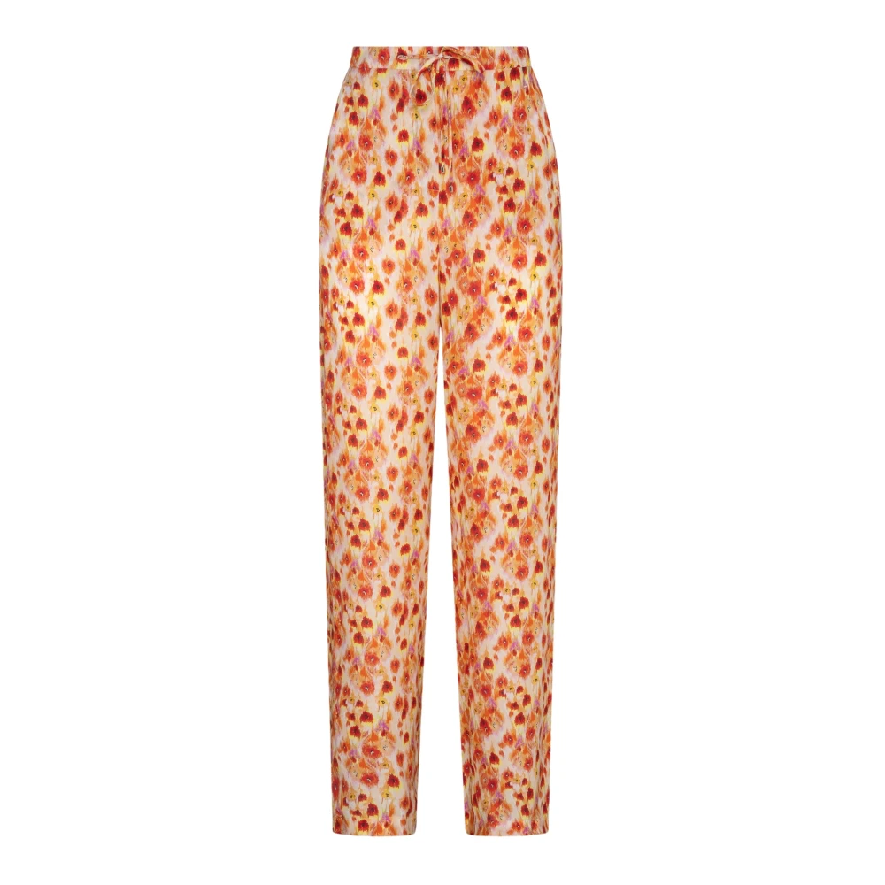 Max Mara Studio Multicolor Patroon Broek Multicolor Dames