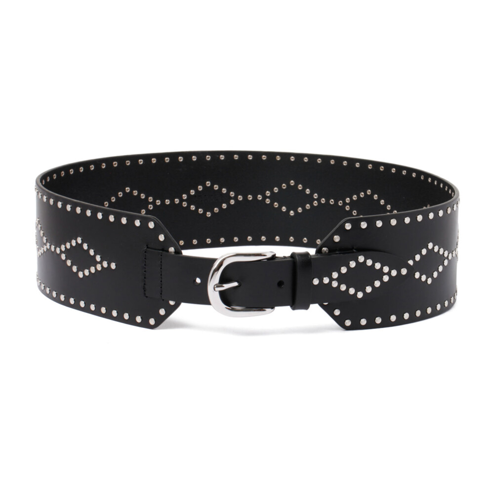 ［大人気！］Isabel Marant レザーベルト CE011CFAB3A02ABKSI Isabel Marant Buckle Cow Leather Belt | Neiman Marcus