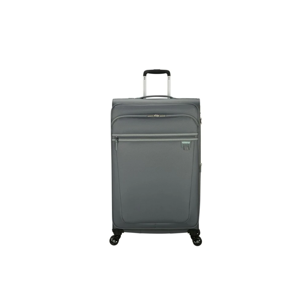 American Tourister Unisex Grå Aerospin Mjuk Trolley Med Tsa-Lås