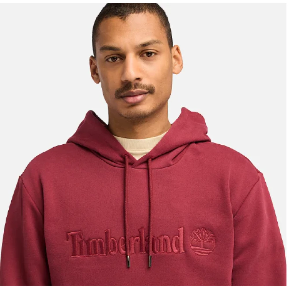Timberland Stijlvolle hoodie voor mannen Red Heren