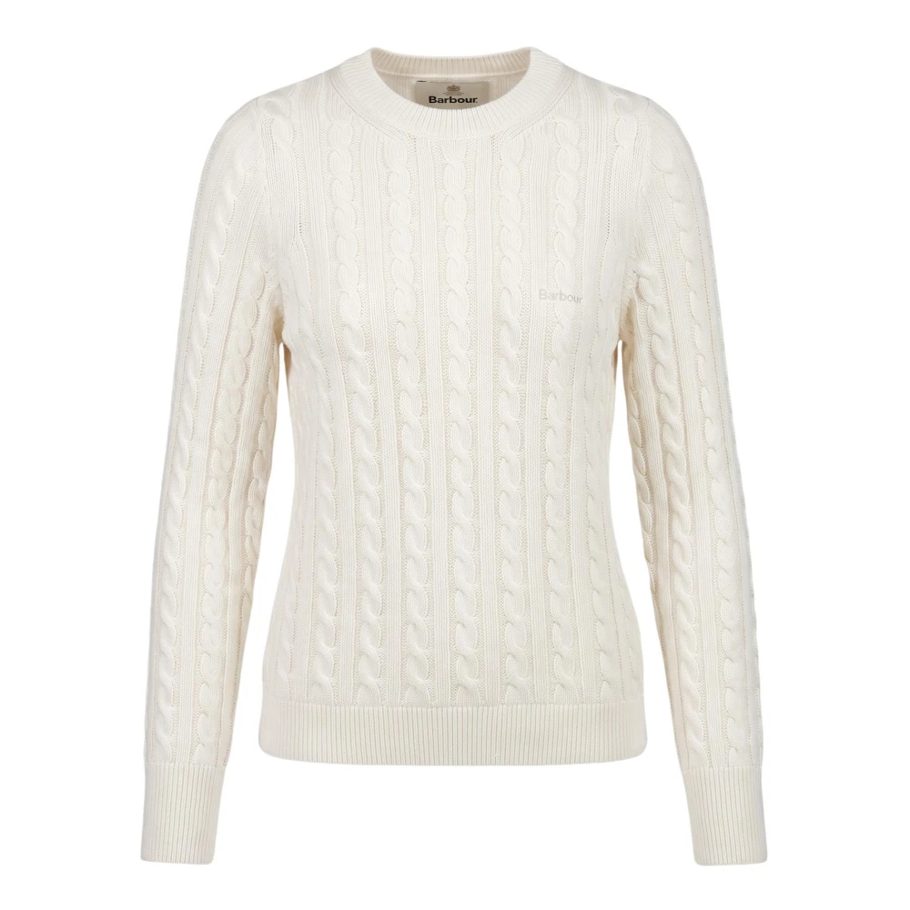 Barbour - Ashdown Strickpullover - Knitwear - Damen - Weiß - L - Bild 3
